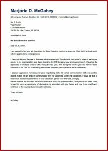 Templates Of Cover Letters For Cv