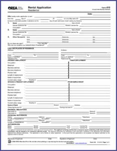 Tenant Screening Form Ontario