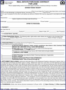 Utah Real Estate Purchase Contract Form