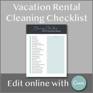 Vacation Rental Checklist Template