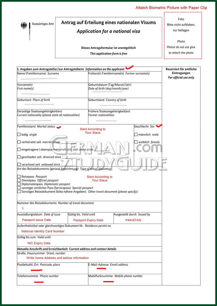 Visa Ghana Application Form
