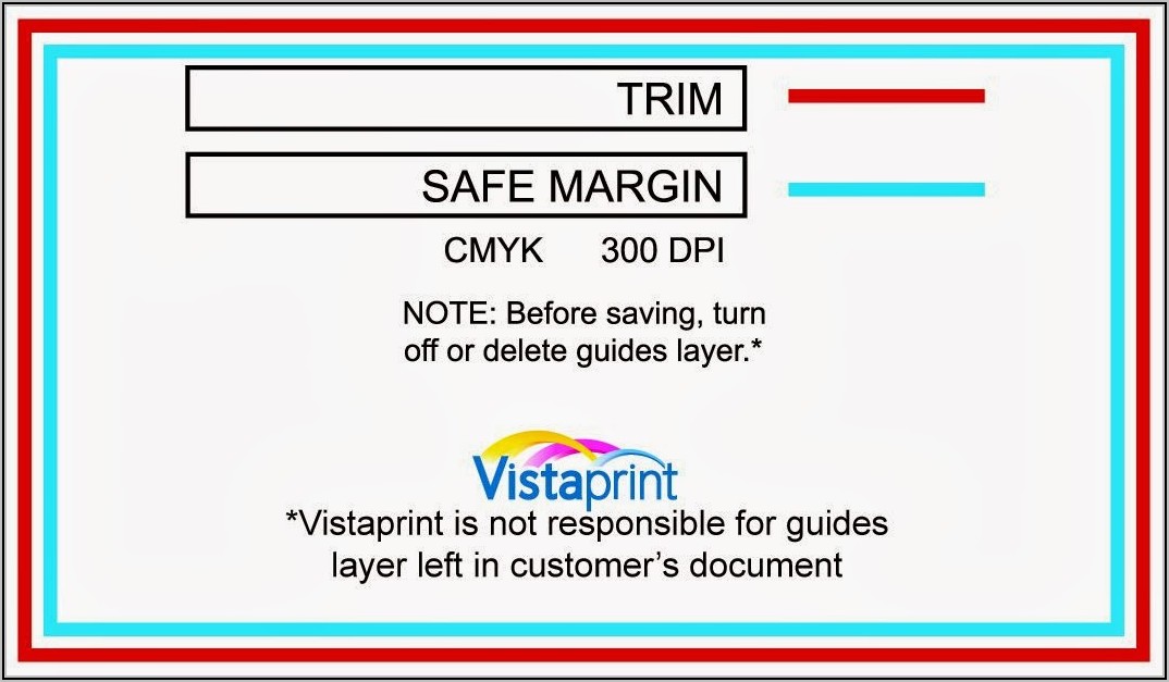 Vistaprint Business Card Template Pdf