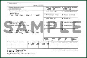 W2 Form Sample Pdf