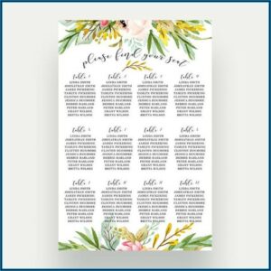 Wedding Plan Template Word