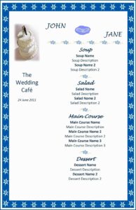Wedding Planner Template Word
