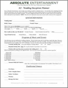 Wedding Venue Contract Template