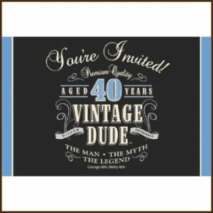 40th Birthday Party Invitations For Him