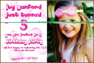 5 Year Old Birthday Invitation Wording