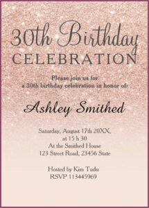 50th Birthday Surprise Invitation Wording