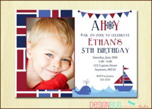 5th Birthday Invitation Message For Boy