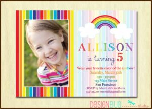 5th Year Birthday Invitation Message