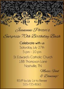 85th Birthday Invitation Wording