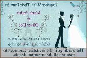 Already Married Reception Invitation Wording