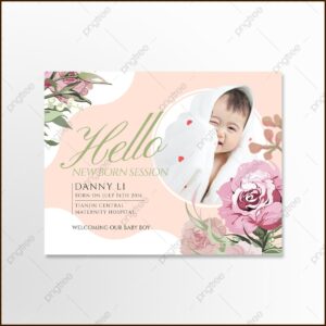 Baby Birthday Invitation Background Images