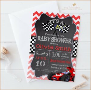 Cars Invitation Template Editable