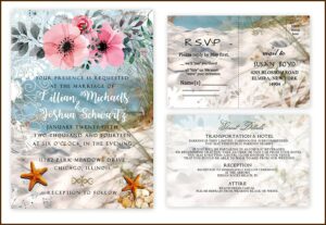Cheap Beach Wedding Invitations