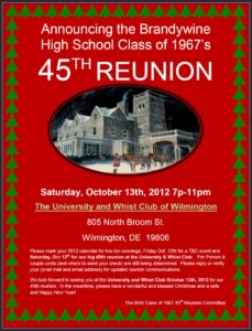 Class Reunion Flyer Psd Template