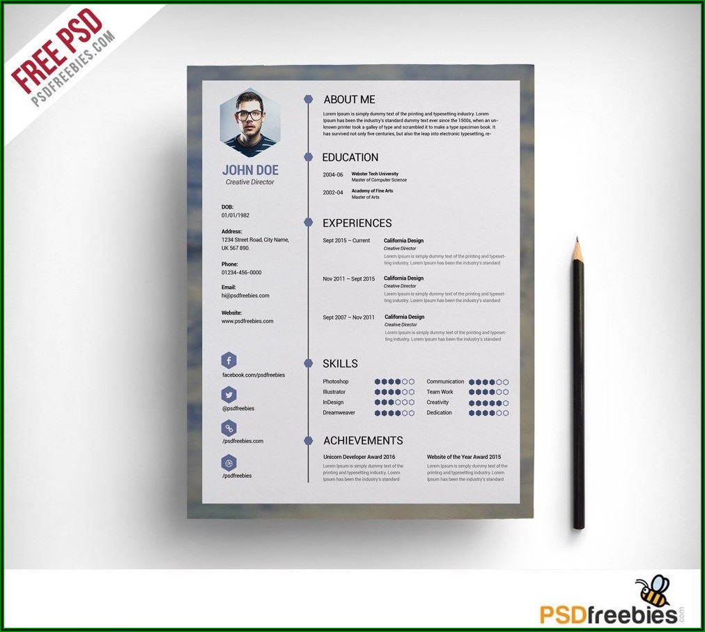 Completely Free Cv Template
