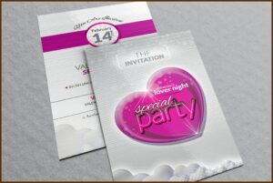 Corporate Invitation Card Template Free Download