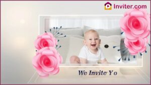 Cradle Ceremony Invitation Card Template Free Download