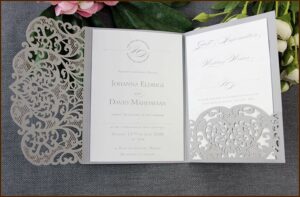 Diy Laser Cut Wedding Invitations