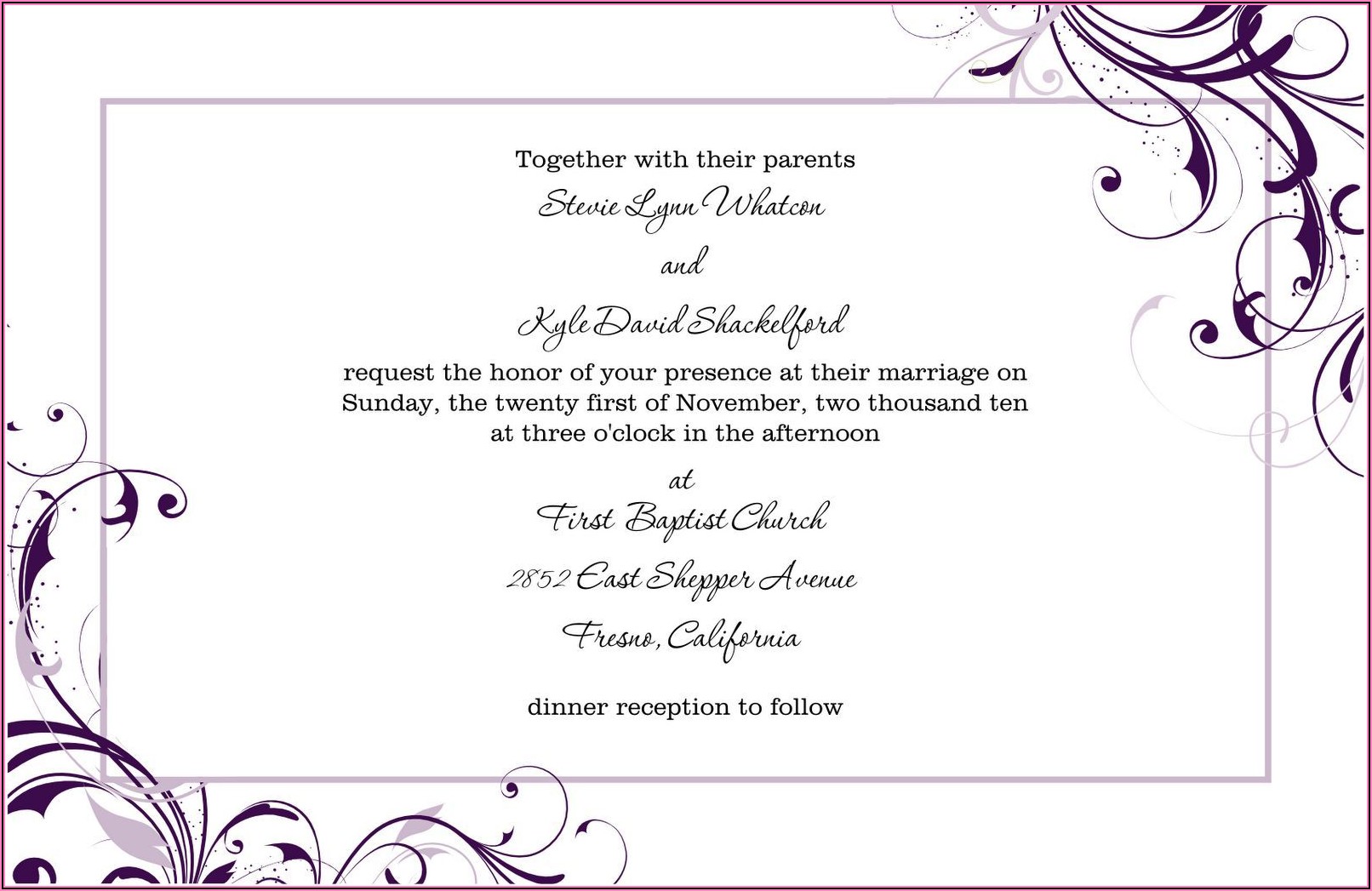 Downloadable Wedding Anniversary Invitation Templates Microsoft Word