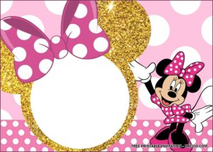Free Editable Red Minnie Mouse Invitations