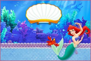 Free Printable Little Mermaid Birthday Invitations