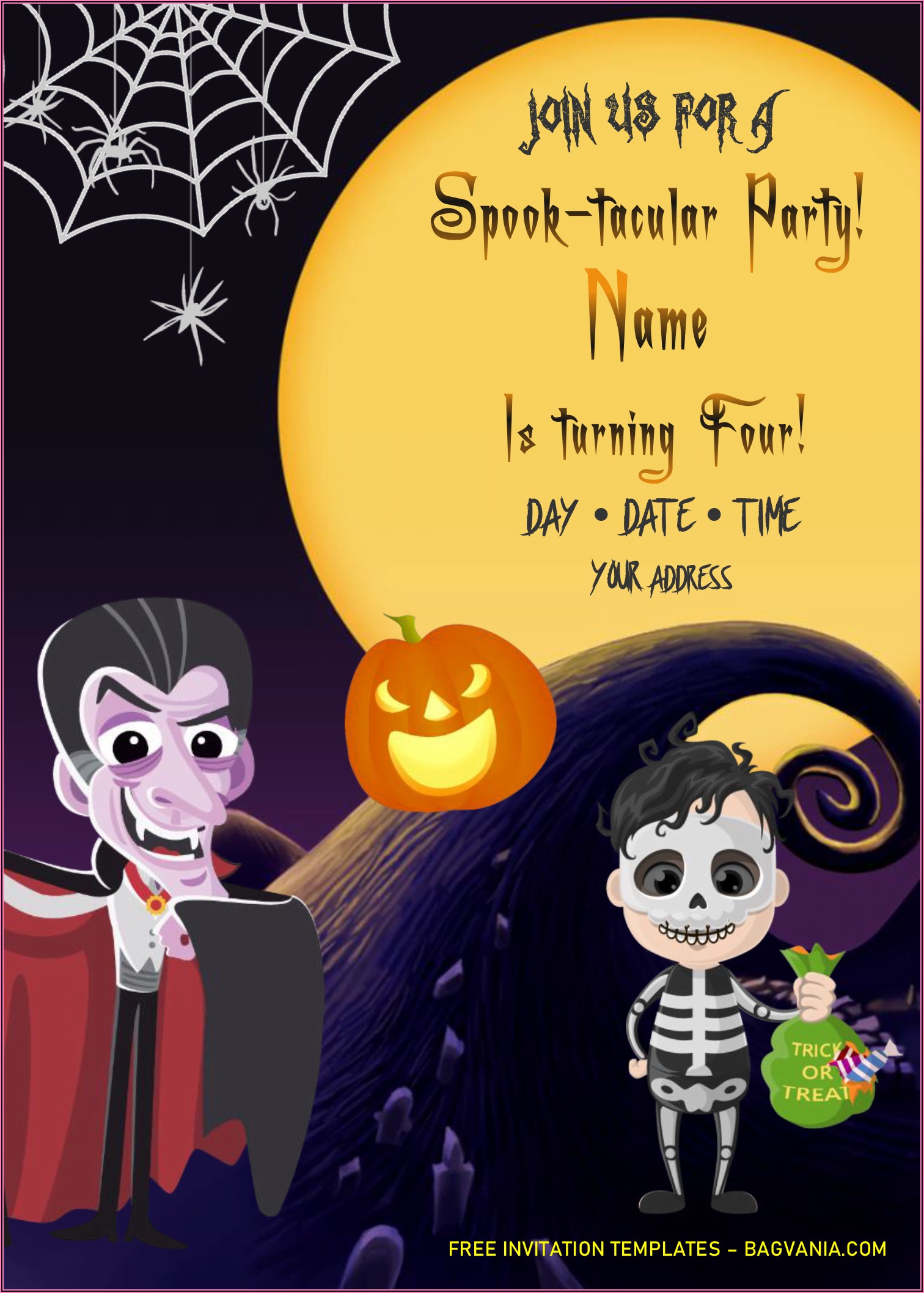 Halloween Invitation Templates Microsoft Word Free
