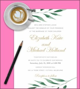 Microsoft Word Invitation Templates 4 Per Page