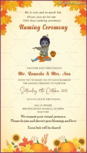 Naming Ceremony Invitation Message In Telugu