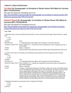 Oceanography An Invitation To Marine Science 9th Edition