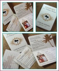Passport Wedding Invitations Template Free Download