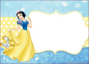 Snow White Photo Birthday Invitations