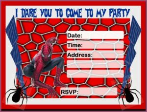 Spiderman Invitations Online Free