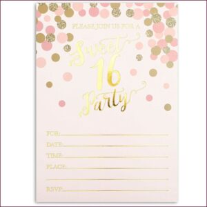 Sweet 16 Invitations Walmart