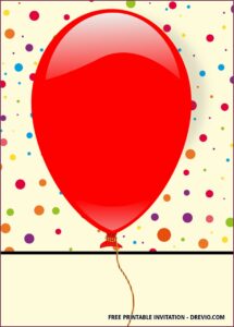 4th Birthday Party Invitation Templates Free