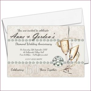 60th Wedding Anniversary Invitations Online
