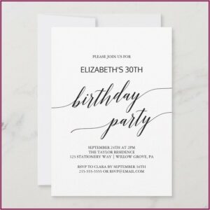 70th Birthday Invitation Wording Samples