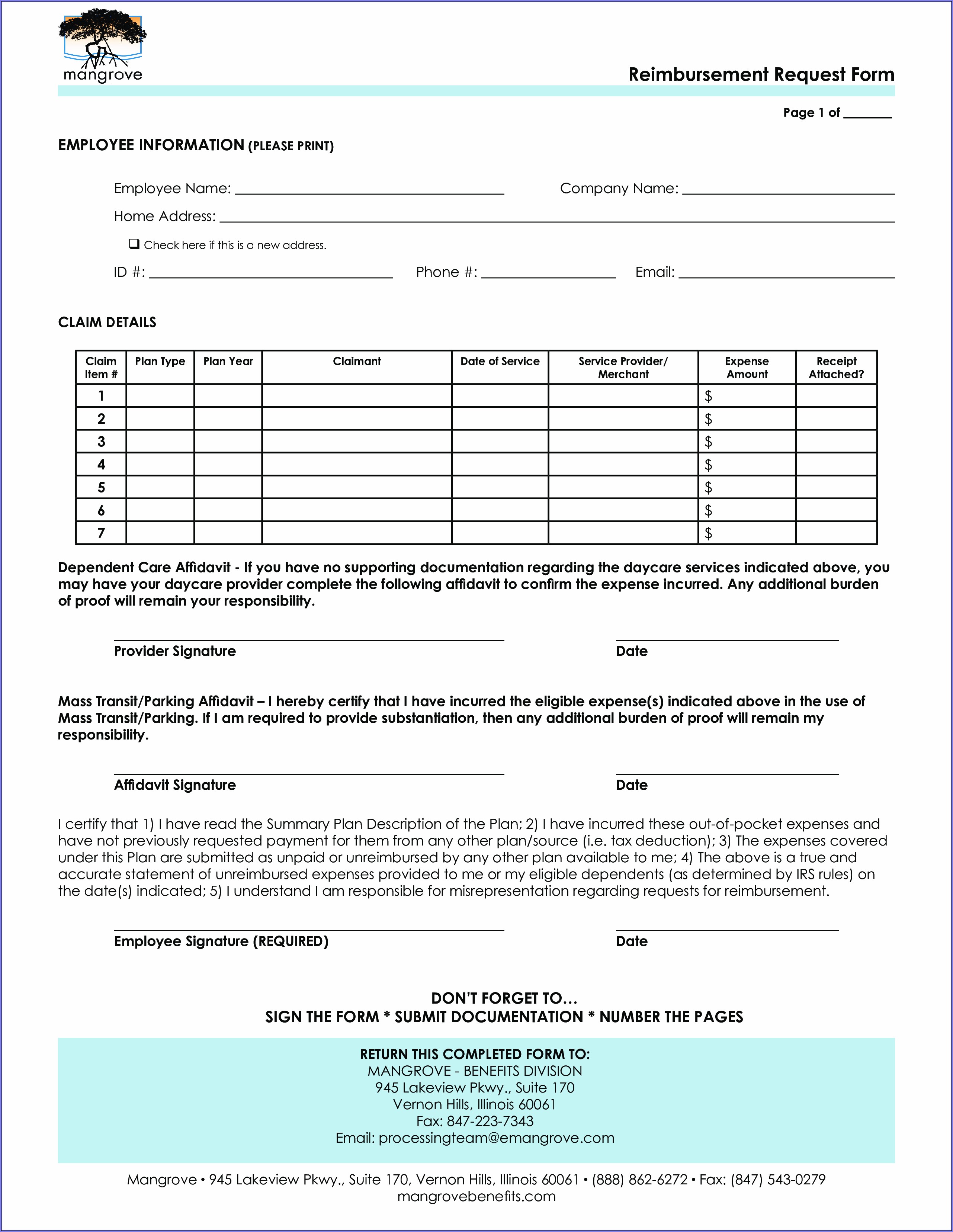 Aflac Hcfa 1500 Form Download