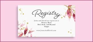 Bed Bath And Beyond Registry Cards For Invitations