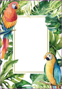 Birthday Invitation Template Flower Free