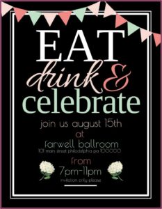 Birthday Invite Flyer Template