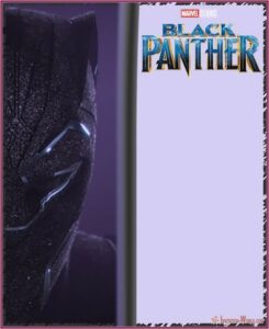 Black Panther Birthday Invitations Templates
