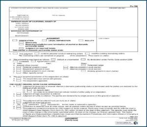 California Uncontested Divorce Papers