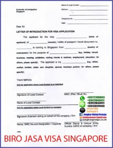 China Visa Application Form Singapore