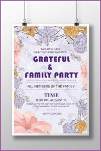 Family Gathering Invitation Templates