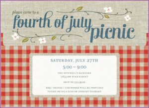 Family Picnic Invitation Templates Free
