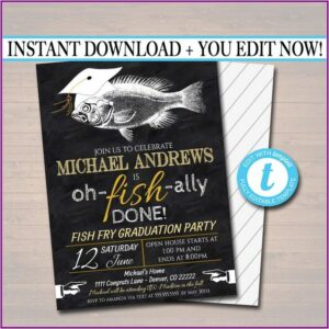 Fish Fry Invitations Printable