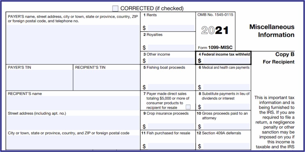 Form 1099 Filing Due Date